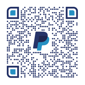 QR Code for donating through PayPal